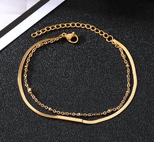 Gold Bar Bracelet